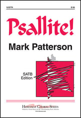 Psallite! SATB choral sheet music cover